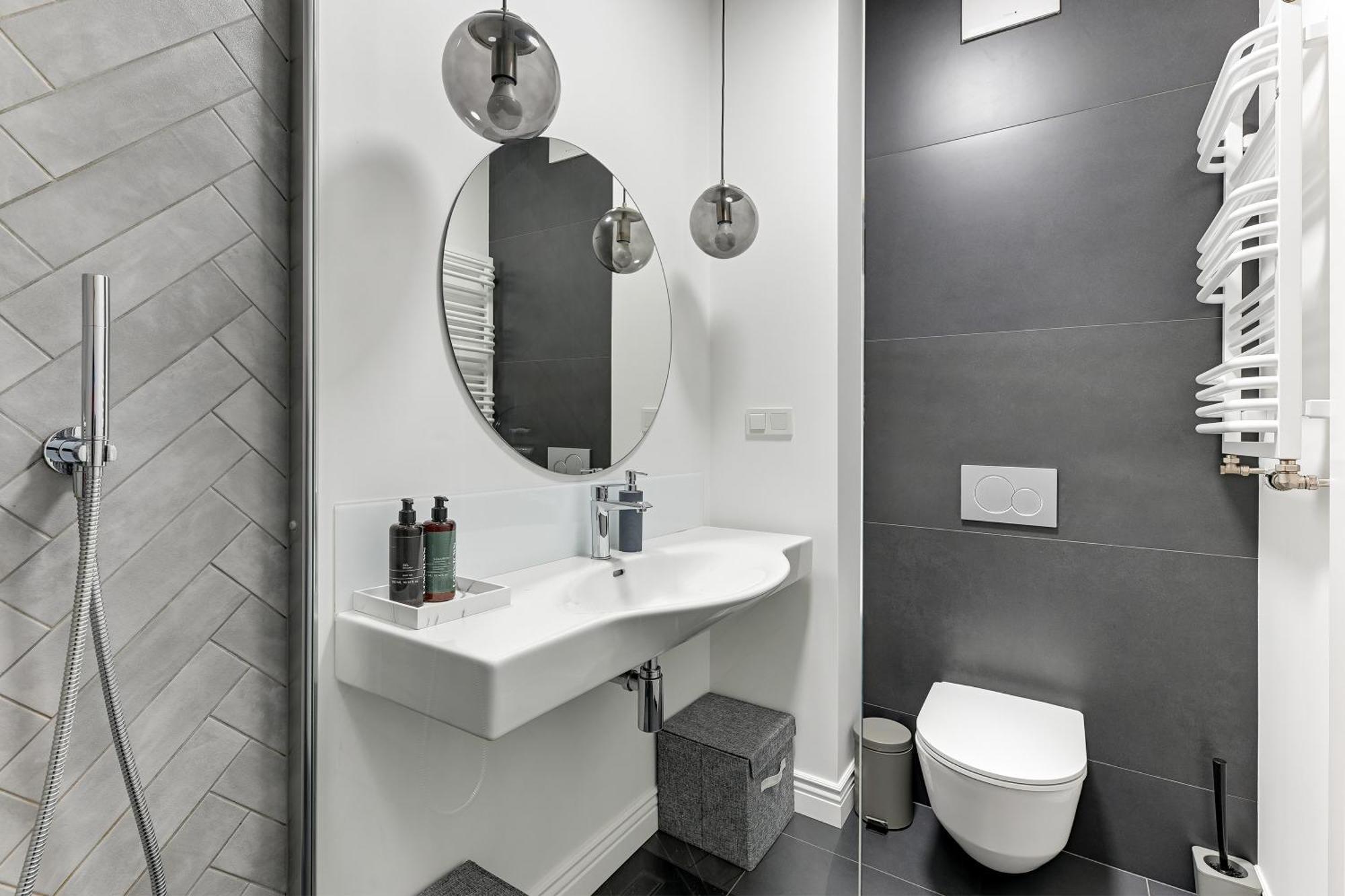 Aura III Apartments & Free Parking By Downtown Apartments 그단스크 객실 사진