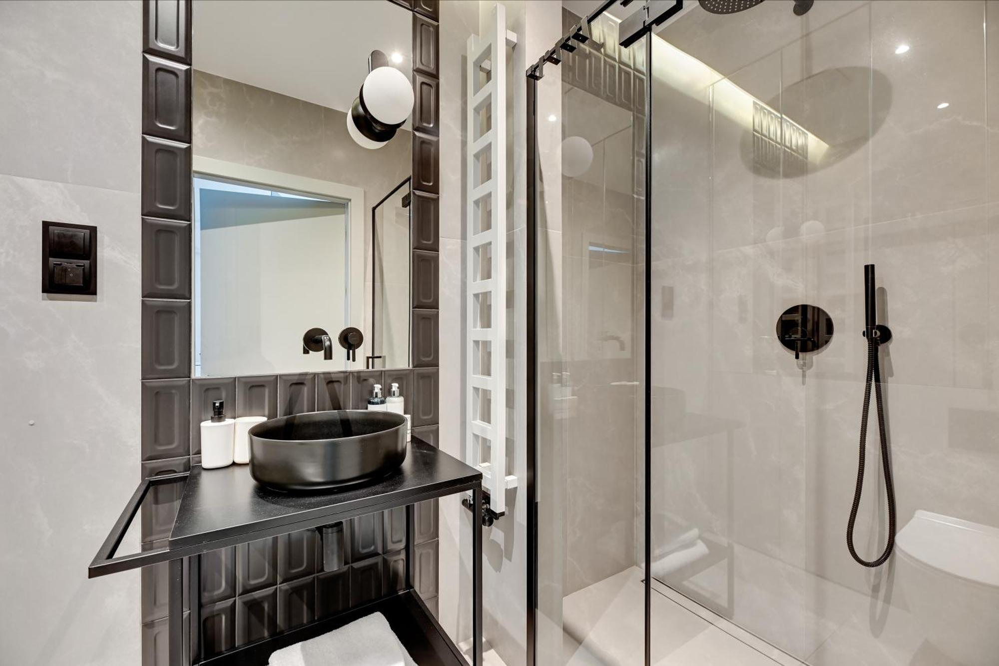 Aura III Apartments & Free Parking By Downtown Apartments 그단스크 객실 사진